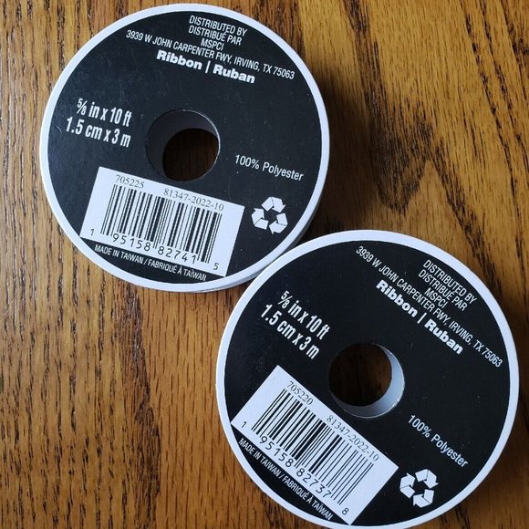 Class of 2023 Pair of Graduation Themed 5/8 in Satin Ribbon by Celebrate It - Picture 4 of 5